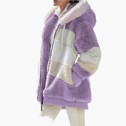 Stylish Winter Jacket Stripe Pattern