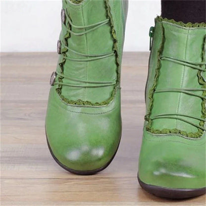 Women's Victorian Lace-up Ankle Boots