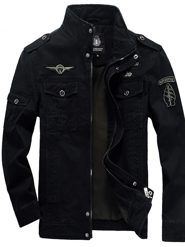 Men's Bomber Jacket Casual Winter