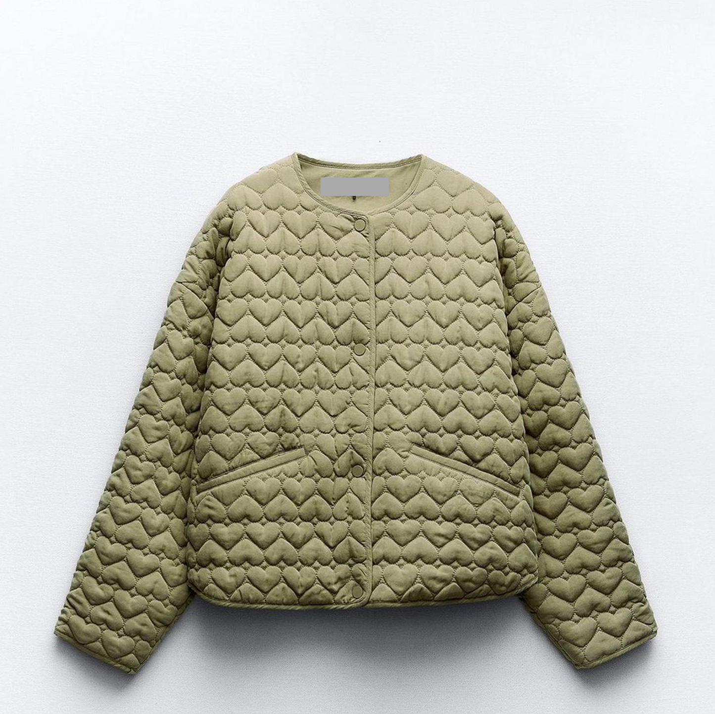 Lined Women's Jacket Heart Pattern