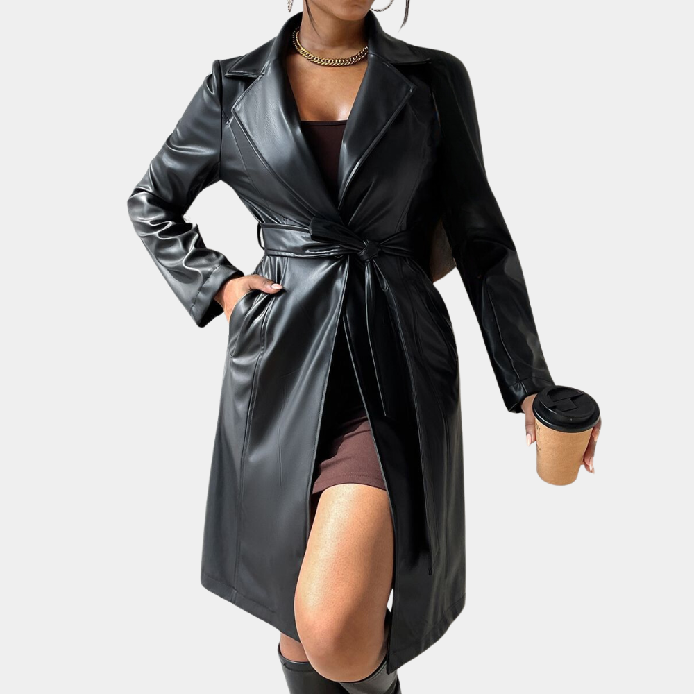 Elegant Women's Autumn Jacket Long Fashionable