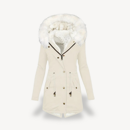 Women's Faux Fur Parka Coat Winter Jacket