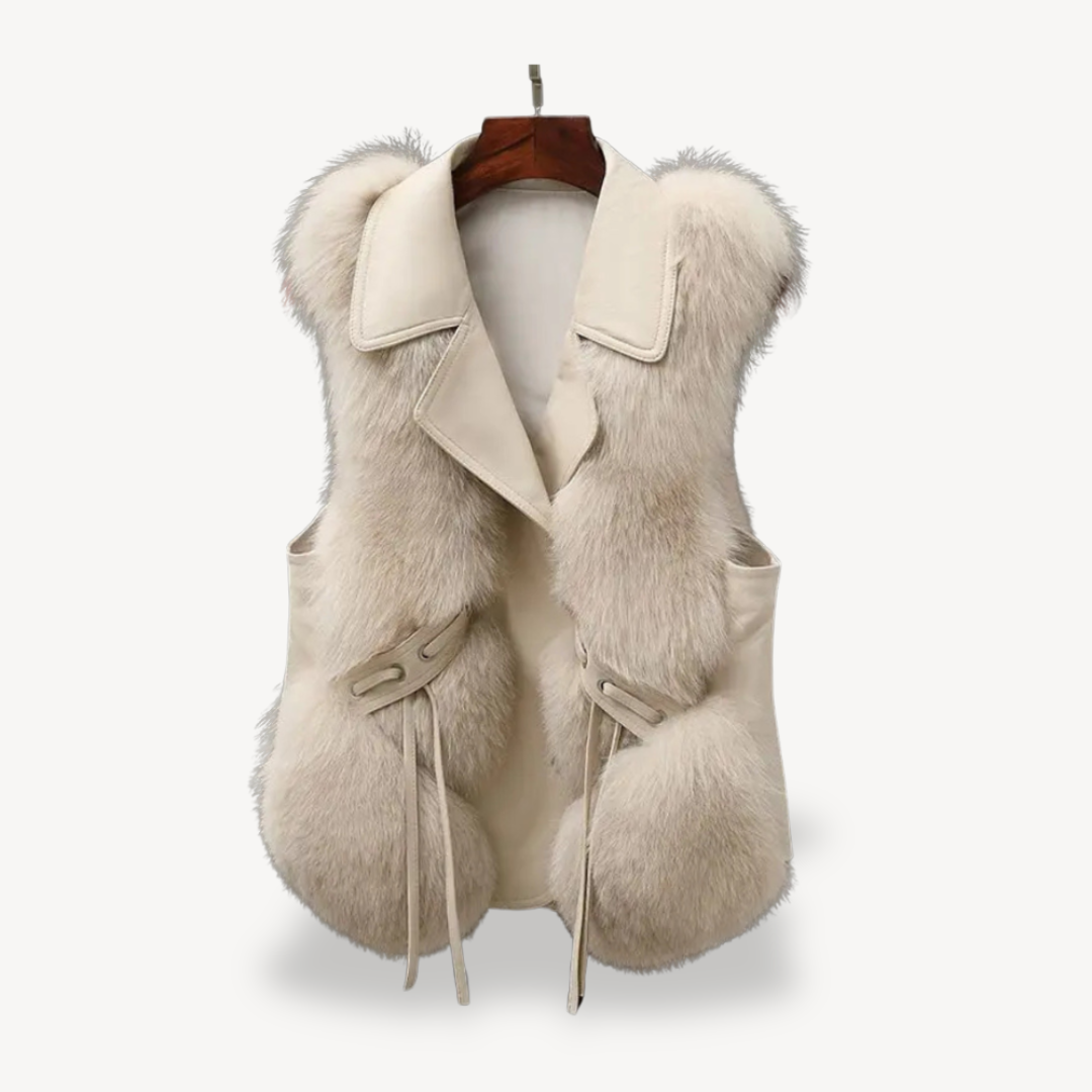 Women's Lined Faux Fur Vest