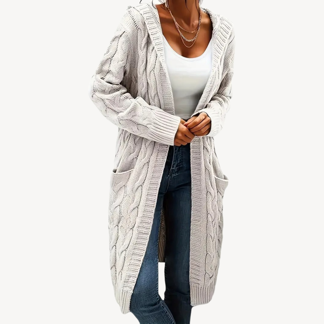 Hooded Cardigan Comfortable Warm