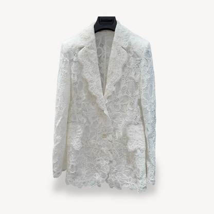 Stylish Women's Blazer Lace Design