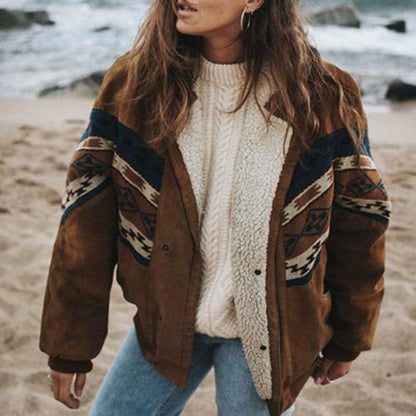 Retro Plush Coat Warm Winter