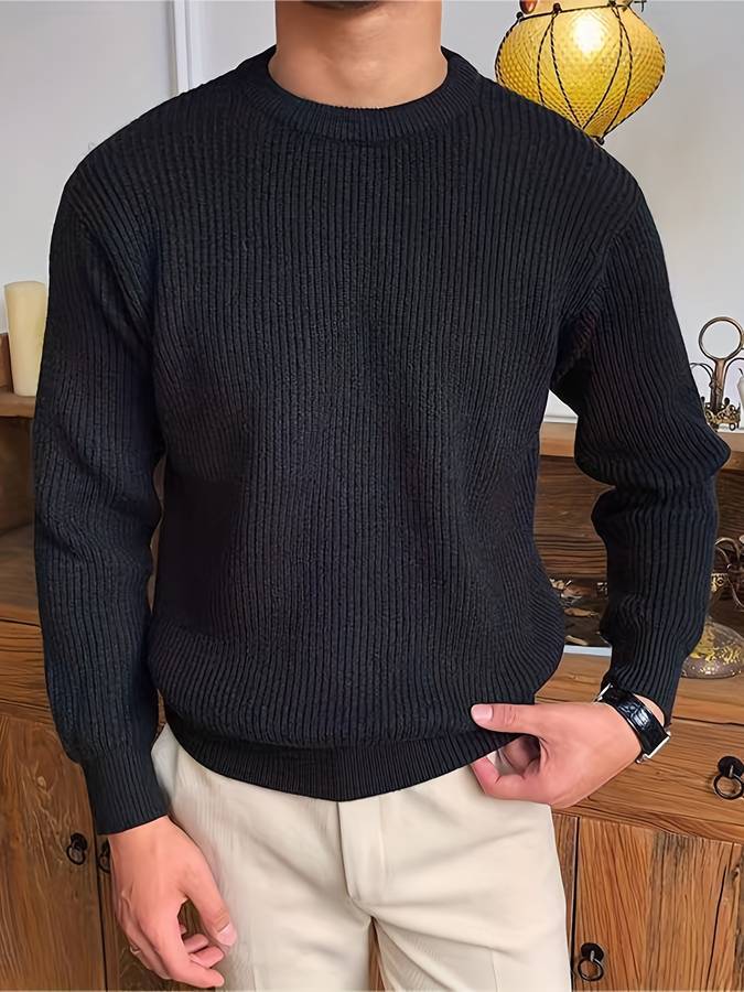 Herren Pullover Klassisch Modern Schnitt