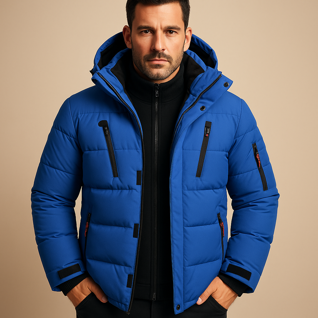 Herren Winterjacke Lang Mantel Elegant - IdealeKleiden