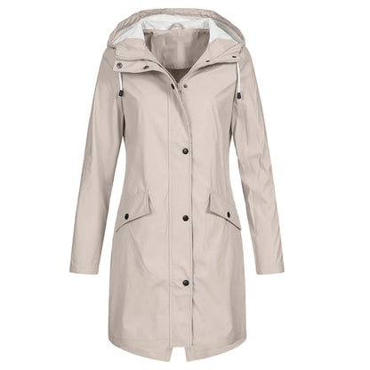 Large Waterproof Raincoat with Hood
