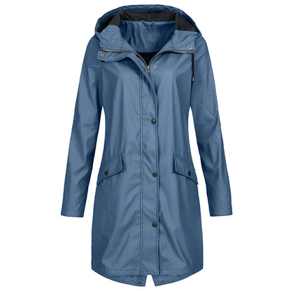 Large Waterproof Raincoat with Hood