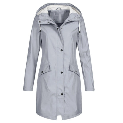 Large Waterproof Raincoat with Hood