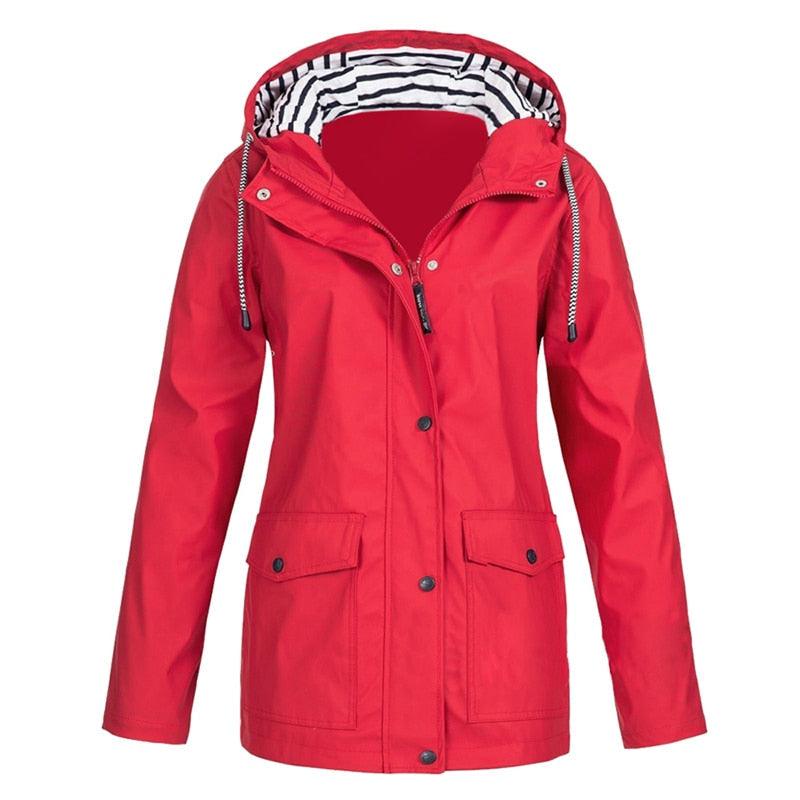 Women's Waterproof Rain Jacket Stylish & Functional
