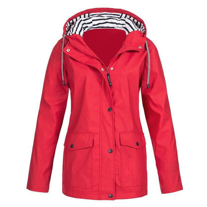 Women's Waterproof Rain Jacket Stylish & Functional