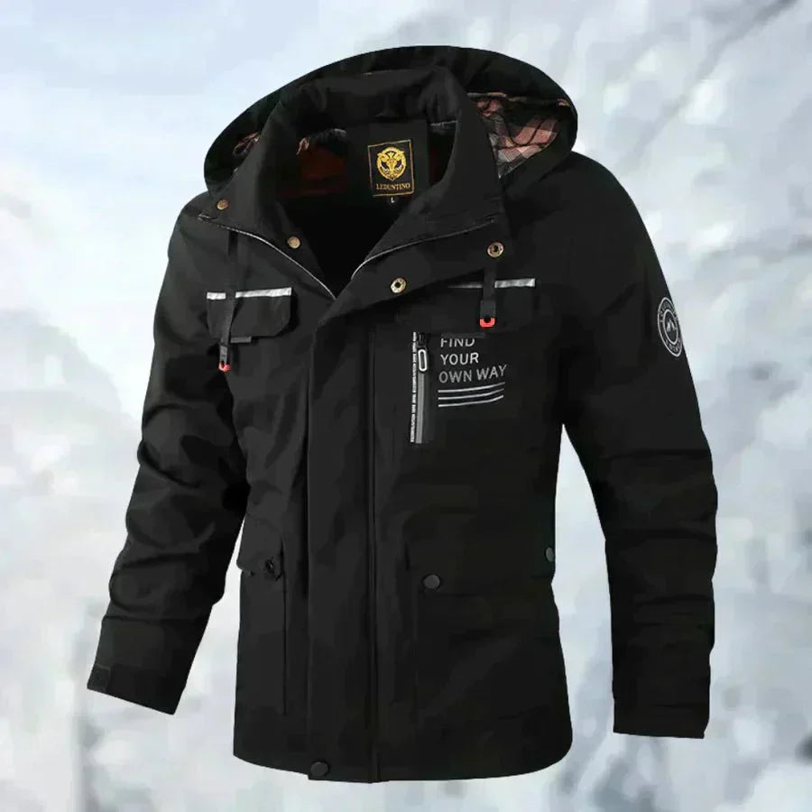 Waterproof Outdoor Jacket Titan Black