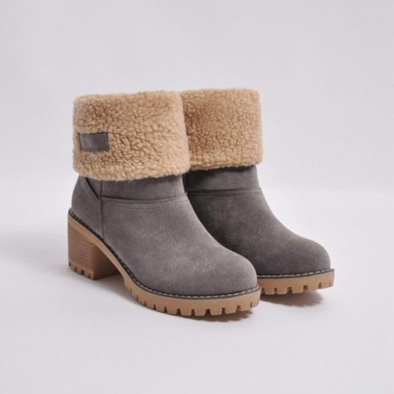 Women's Teddy Warm Heel Boots