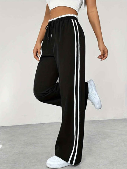 Fashionable Striped Comfortable Pants
