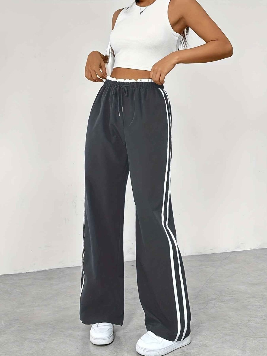 Fashionable Striped Comfortable Pants