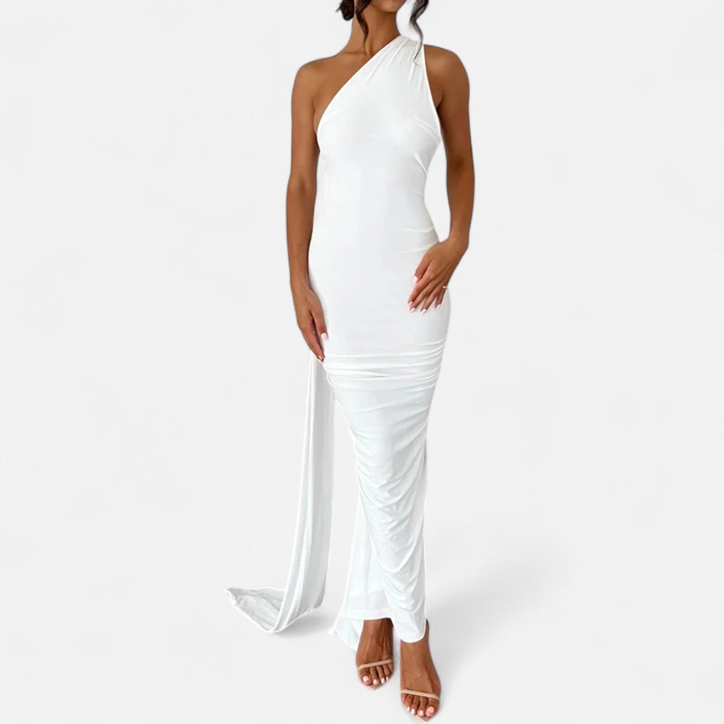 Women's Maxi Dress Elegant Off-Shoulder Design