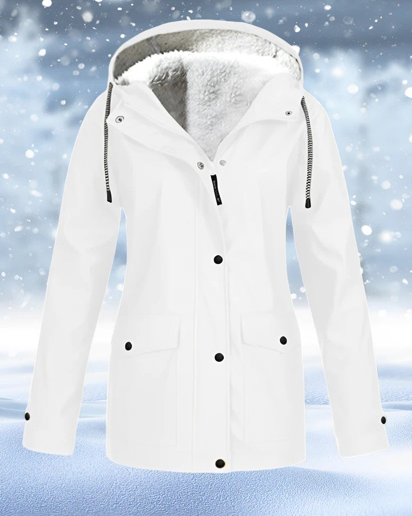 Winter Parka Jacket Faux Fur Lined Warm Insulated