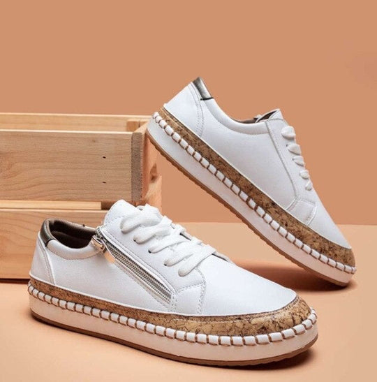 Santorini Floral Women's Trendy Sneakers