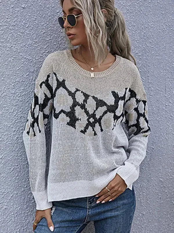 Stylish Women's Pullover Soft Sweatshirt