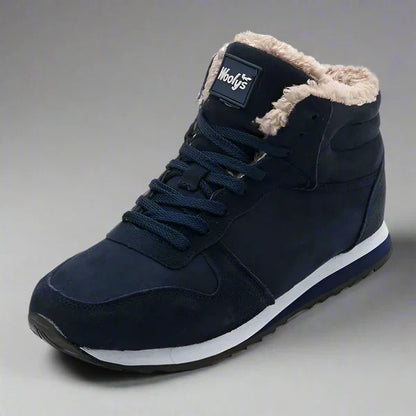 Men's Winter Boots Fur-Lined High Shaft