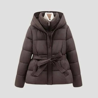 Winter Jacket with Belt Modern Women's Cut