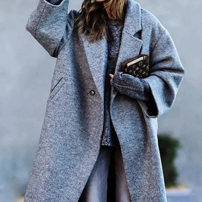 Elegante Winterjacke Lang & Damenstil - IdealeKleiden