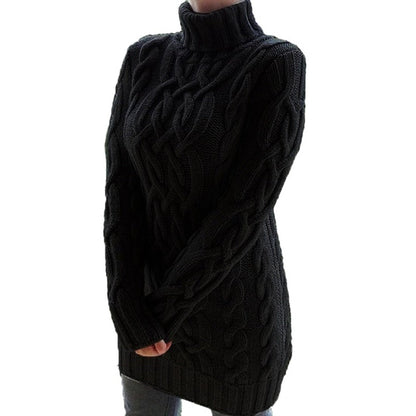 Soft Knit Dress Women Warm