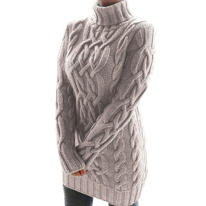 Soft Knit Dress Women Warm