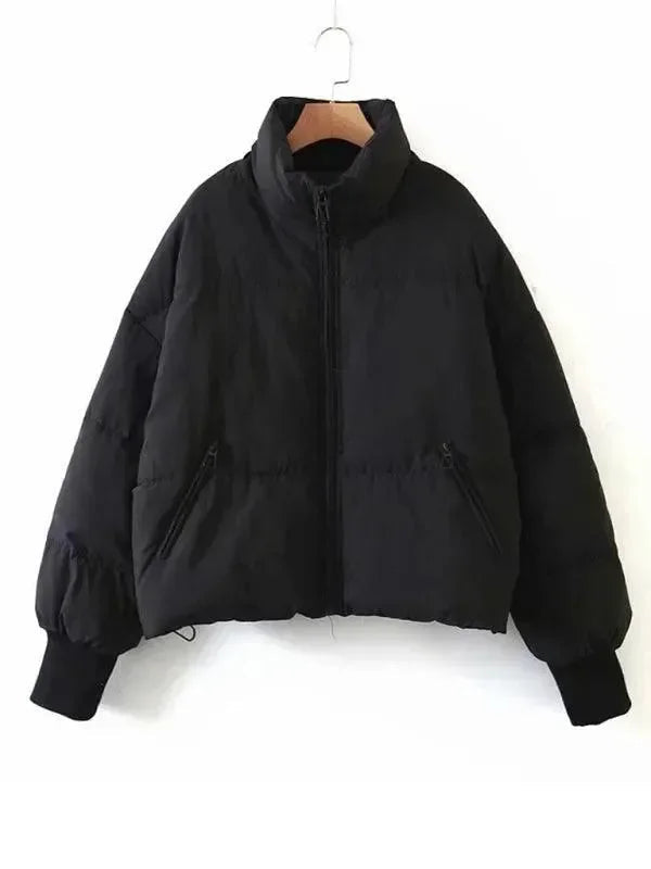 Women's Winter Jacket Stand-Up Collar Puffer Coat