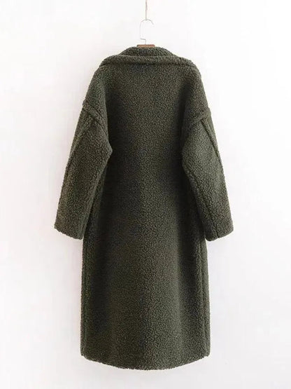 Damen Winter Mantel Warm Fell-lined - IdealeKleiden