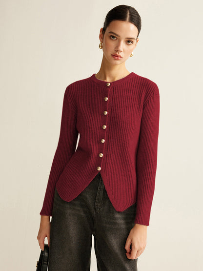 Women's Sweater Button-Up Modern