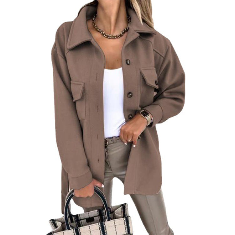 Women's Casual Jacket Modern Cotton