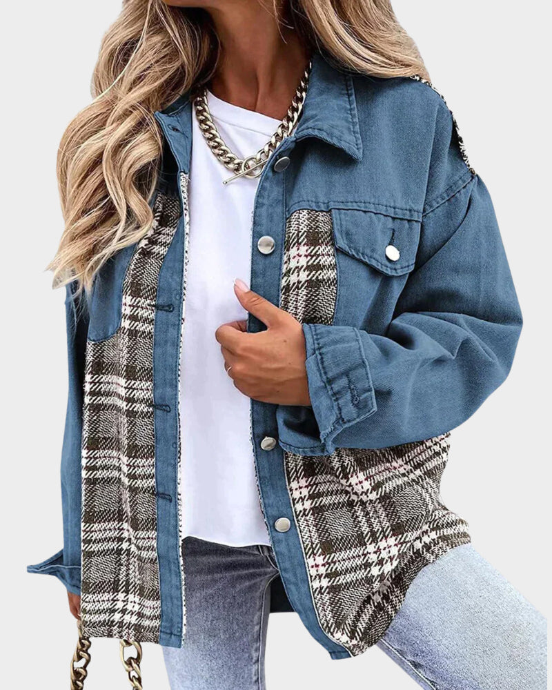 Women's Denim Jacket Stylish Elegant
