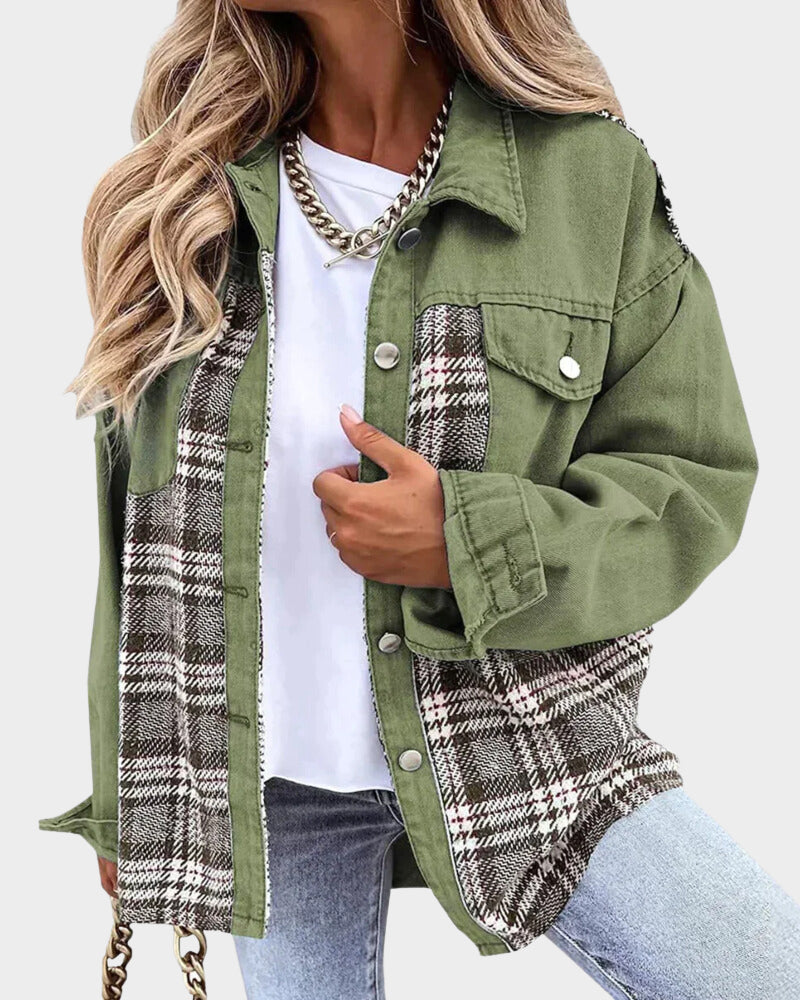 Women's Denim Jacket Stylish Elegant