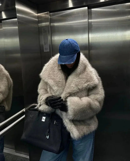 Stylish Women's Faux Fur Jacket