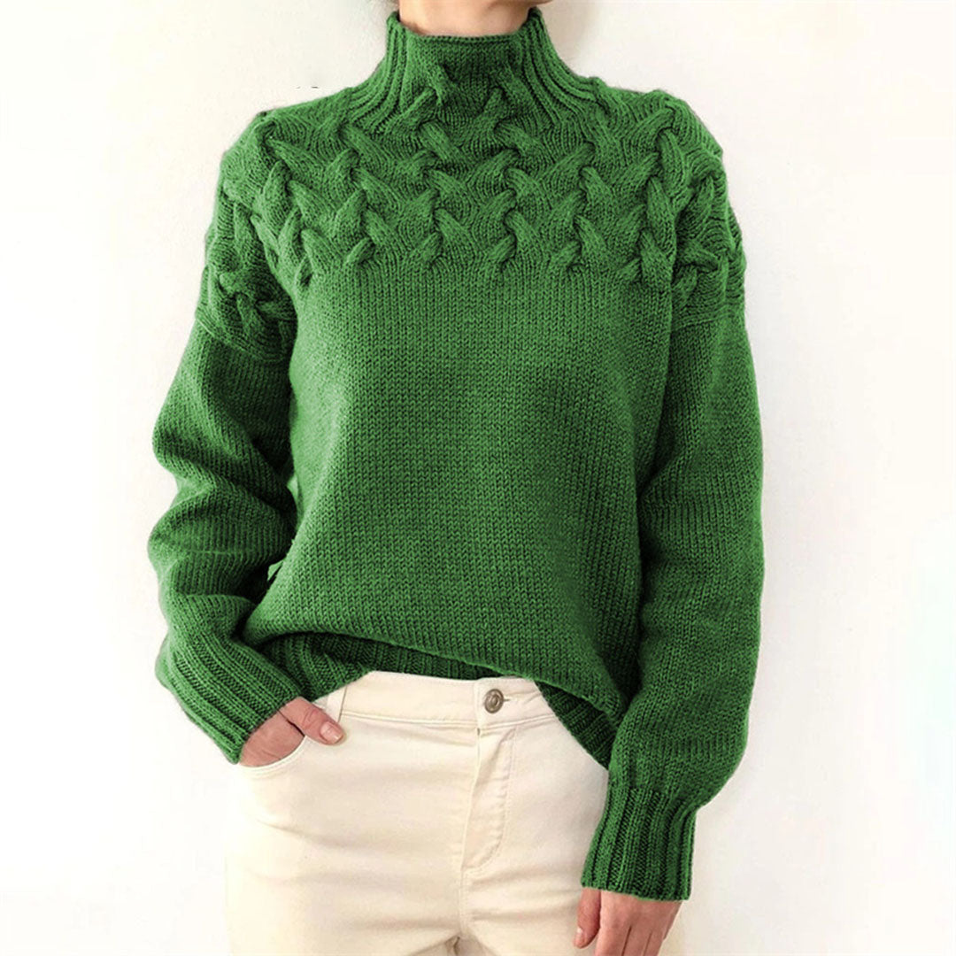 Women's Knitted Jumper Elegant Design