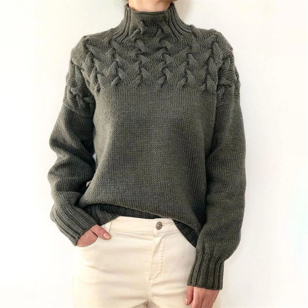 Women's Knitted Jumper Elegant Design