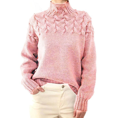 Women's Knitted Jumper Elegant Design