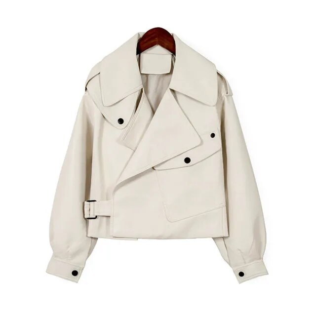 Women's Leather Jacket Elegant Quality