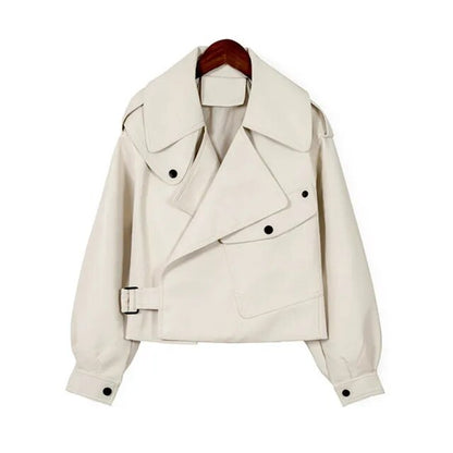 Women's Leather Jacket Elegant Quality