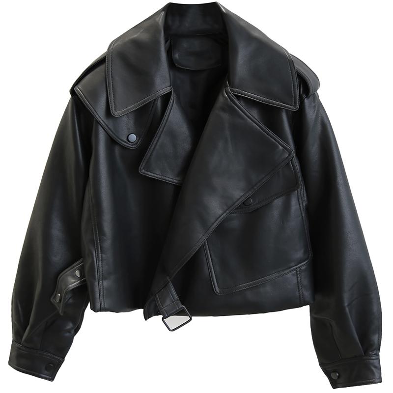 Women's Leather Jacket Elegant Quality