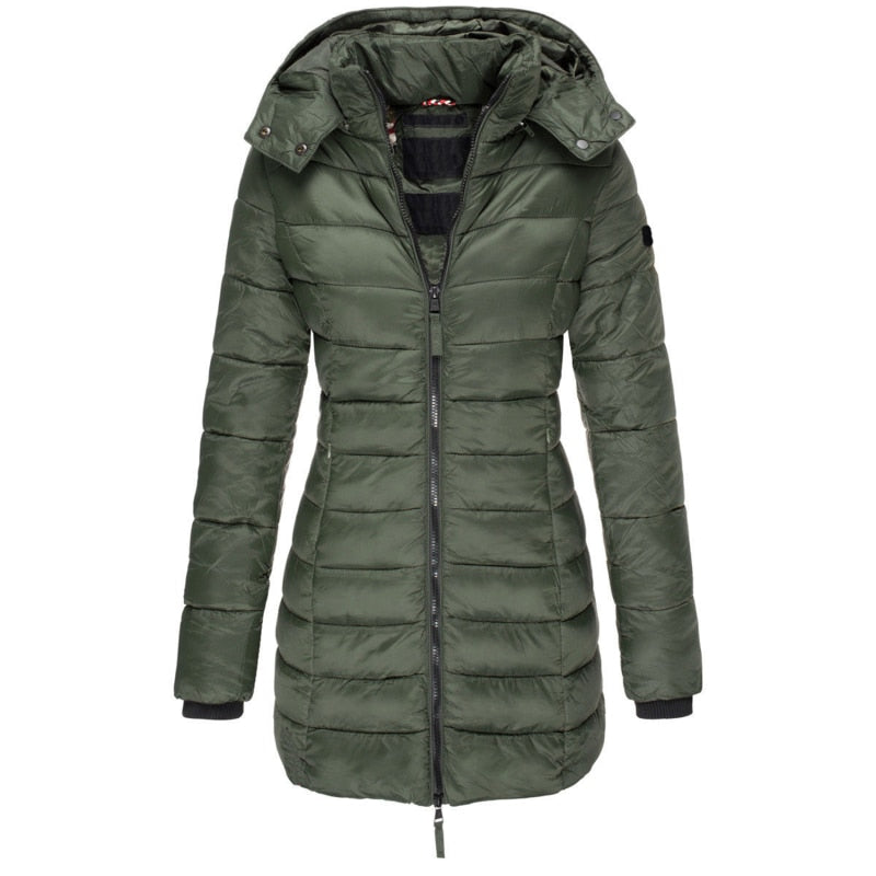 Women's Winter Parka Down Coat Hooded