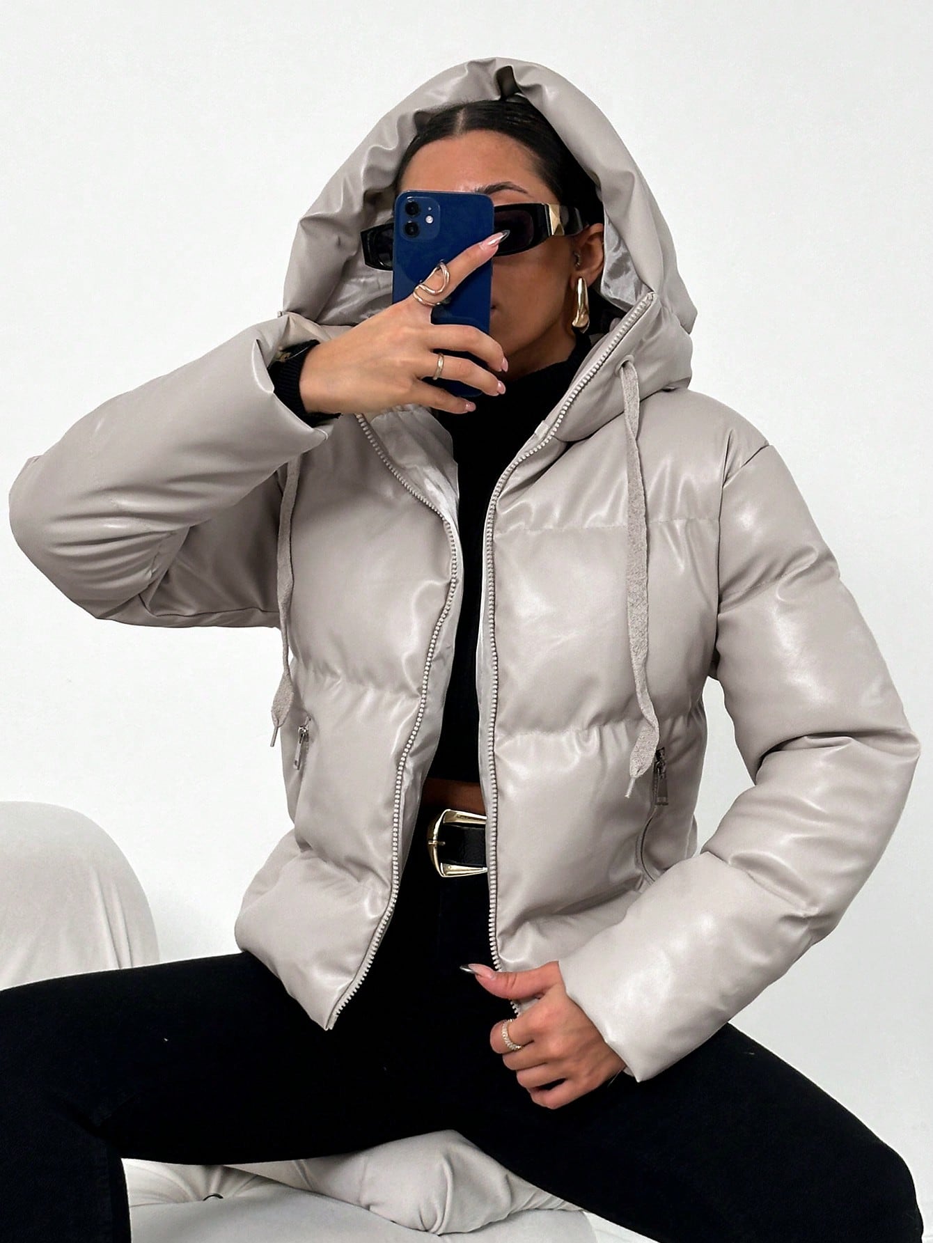 Women's Warm Hooded Puffer Jacket