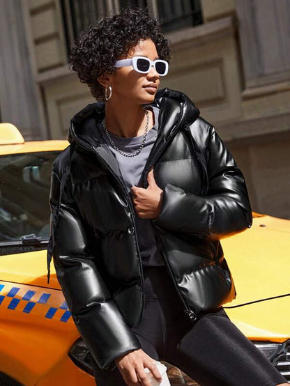 Women's Warm Hooded Puffer Jacket