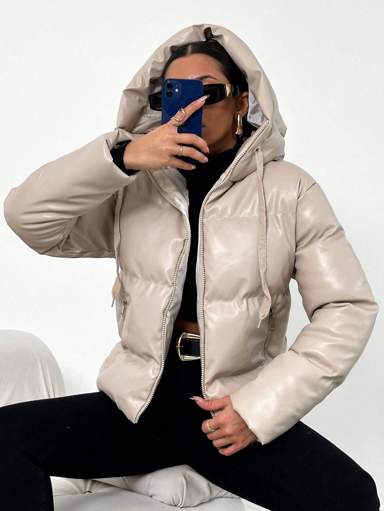 Women's Warm Hooded Puffer Jacket