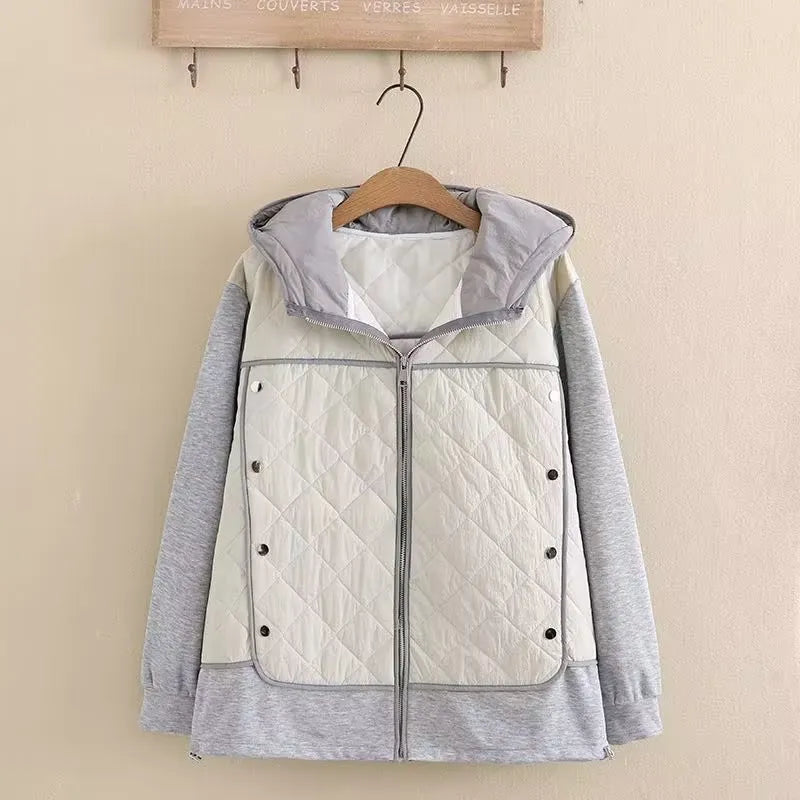 Women's Quilted Jacket Oversized Warm & Stylish
