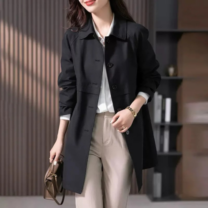 Women's Trench Coat Stylish Short Elegant