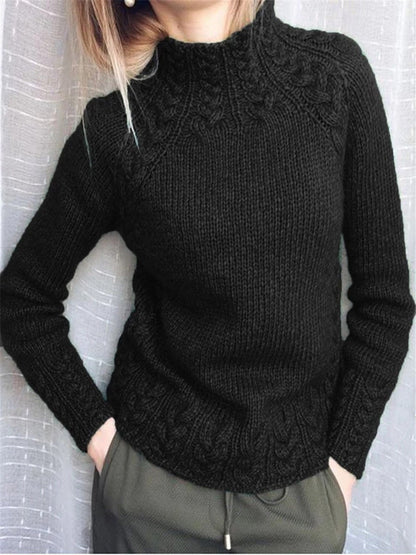 Women's Comfortable Loose-Fit Knitted Sweater